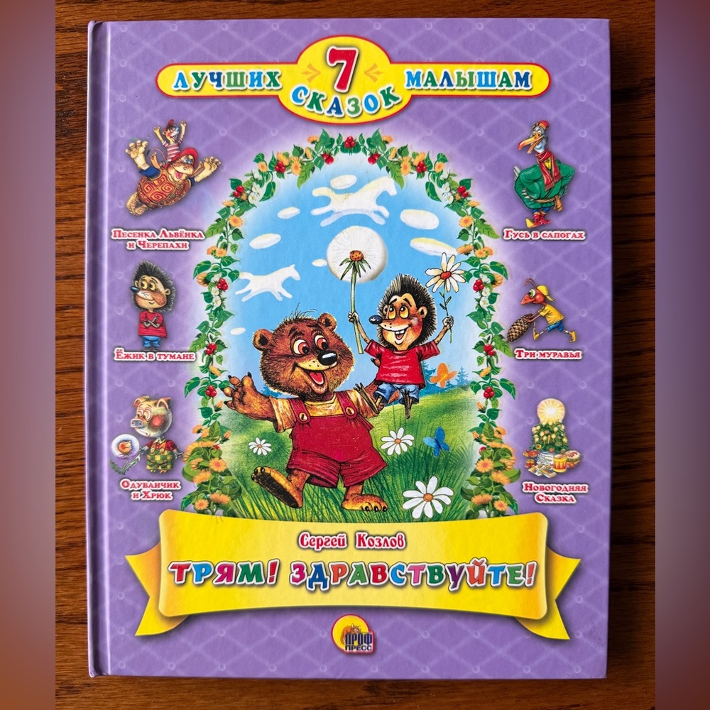 Colorful Children's Storybook in Russian